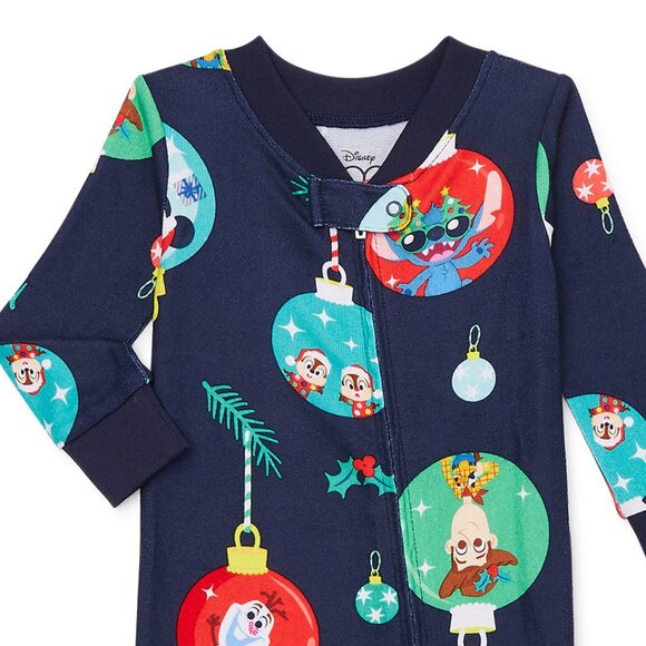 Disney Characters 100th Anniversary Infant One Pc  Pajamas, 6/9M, 12M, 18M - NWT - Picture 4 of 5